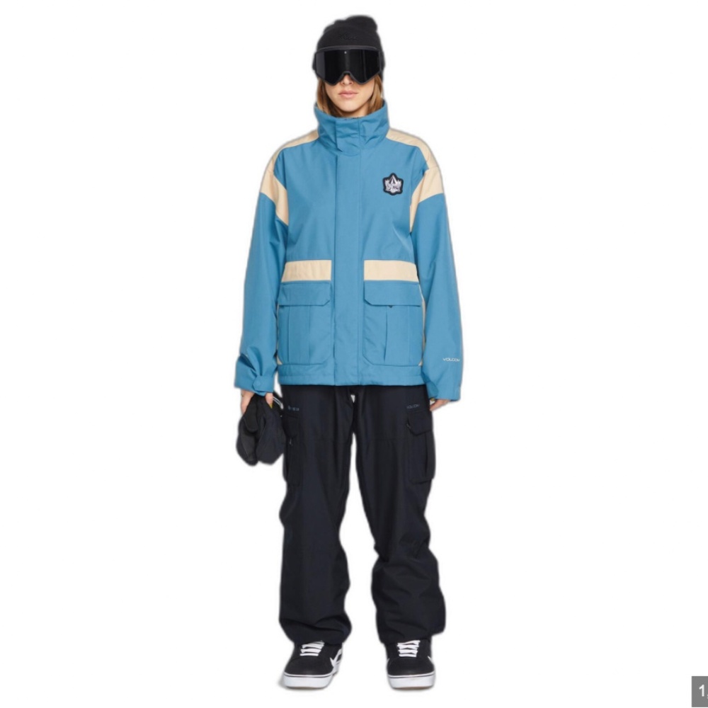 VOLCOM WOMEN'S MELANCON GORE-TEX JACKET - PETROLBL
